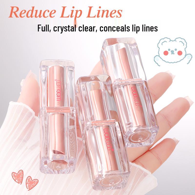 WODWOD Crystal Jelly Lipstick: Long-lasting, Glossy, Natural Plump Lips with Whitening Effect
