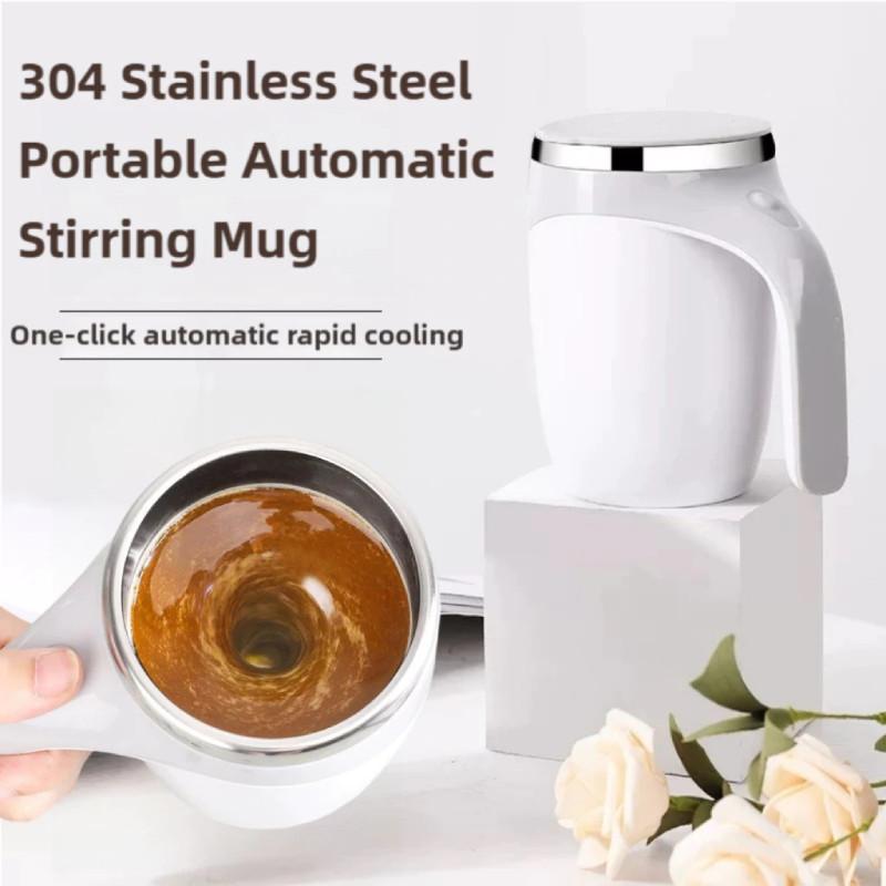 Stainless Steel Portable Magnetic Electric Mug For Coffee Lovers