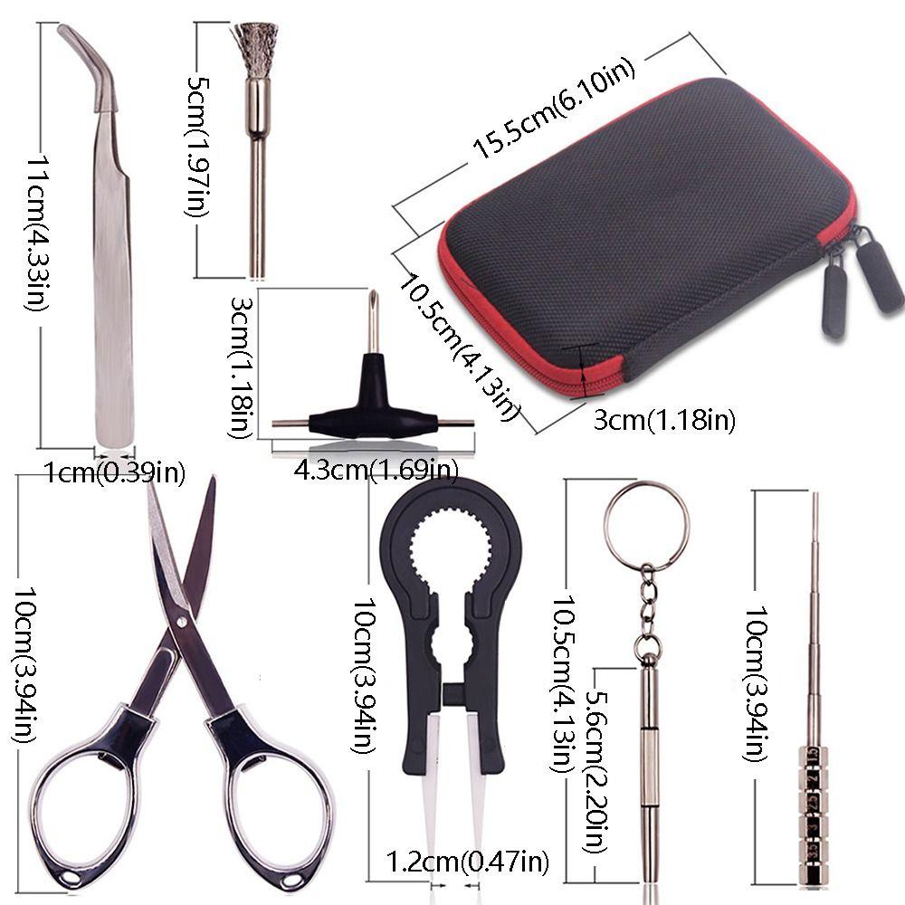 9Pcs/set Winding Rod Artistic Repair Tool Kit 9 in 1 Blacksmith Tool Set Electronic Repair