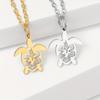 1pc Trendy Stainless Steel Turtle Shape Pendant Necklace - Birthday Gift for Men - Stylish & Unique Design - for Fashionable Men