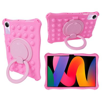 Giocattoli a Bolle Custodia Morbida in Silicone Sicura per Bambini per Xiaomi Redmi Pad SE 11 pollici Maniglia Girevole a 360° Cavalletto Cover Tablet Antiurto