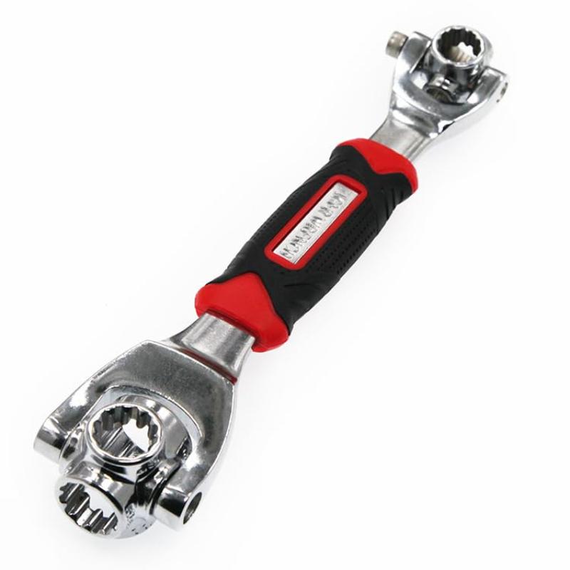 Universal Wrench 48 In 1 Socket Wrench with 360 Degree Rotating Head Spanner Tool for Home Bicycle Car Repair