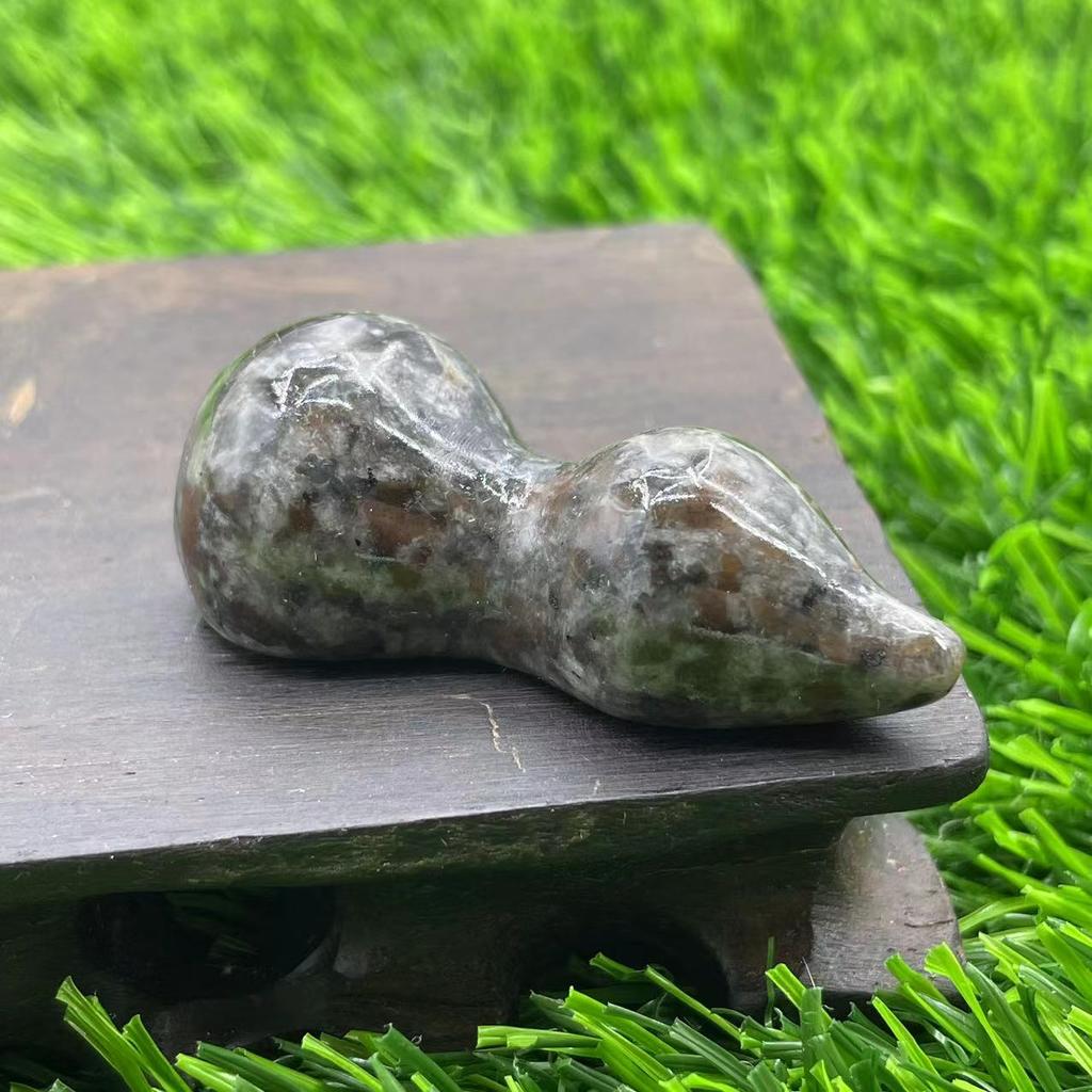 5.5cm Natural Stones Healing Gemstone Mini Size Carving Crafts Crystal Gifts Hallowmas Crystal Pen-rest