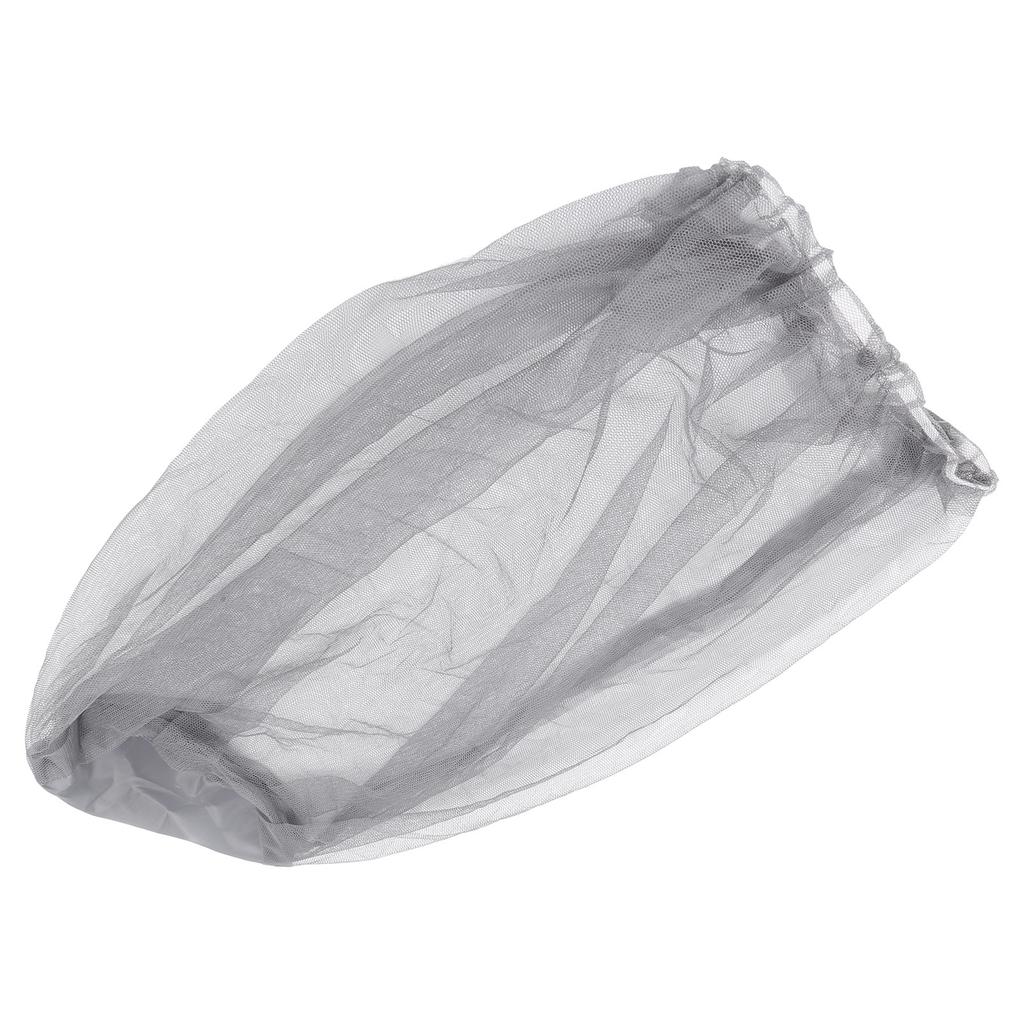 Nylon InsectProof Mosquito Night Fishing Net Sunscreen Breathable Mesh Sheild Cap(Grey )