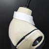Elegant Blouse Choker Collar for Women with Soft Breathable Fabric Detachable False Lapel Collar Necklace Half Shirt