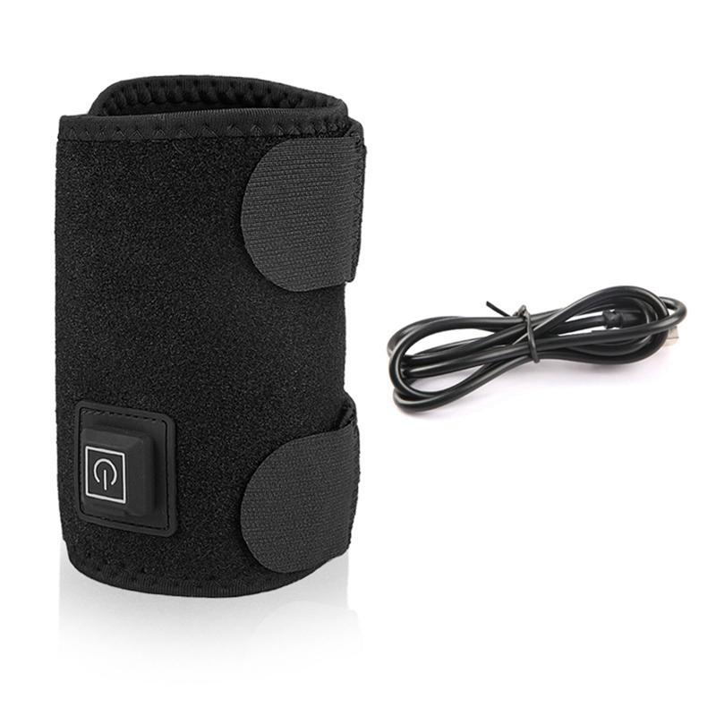 Electric Heated Knee Massager Brace Adjustable 3 Gear Temperature Elbow Protector Hot Compress Shoulder Protective Belt