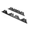 2 Pair Stainless Steel Stove Gap Covers Stove Gap Filler Range Trim Kit Heat Resistant Easy Clean Ea
