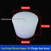Hole-Punched Food Grade Silicone Stopper for Test Tubes, Bottles, and Water Pipes.