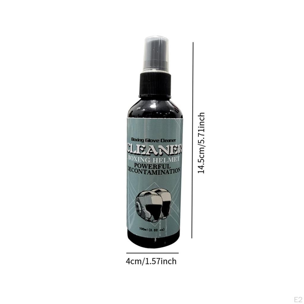 Boxing Helmet Cleaner Spray Eliminates Residue Lightweight Portable Compact Gear