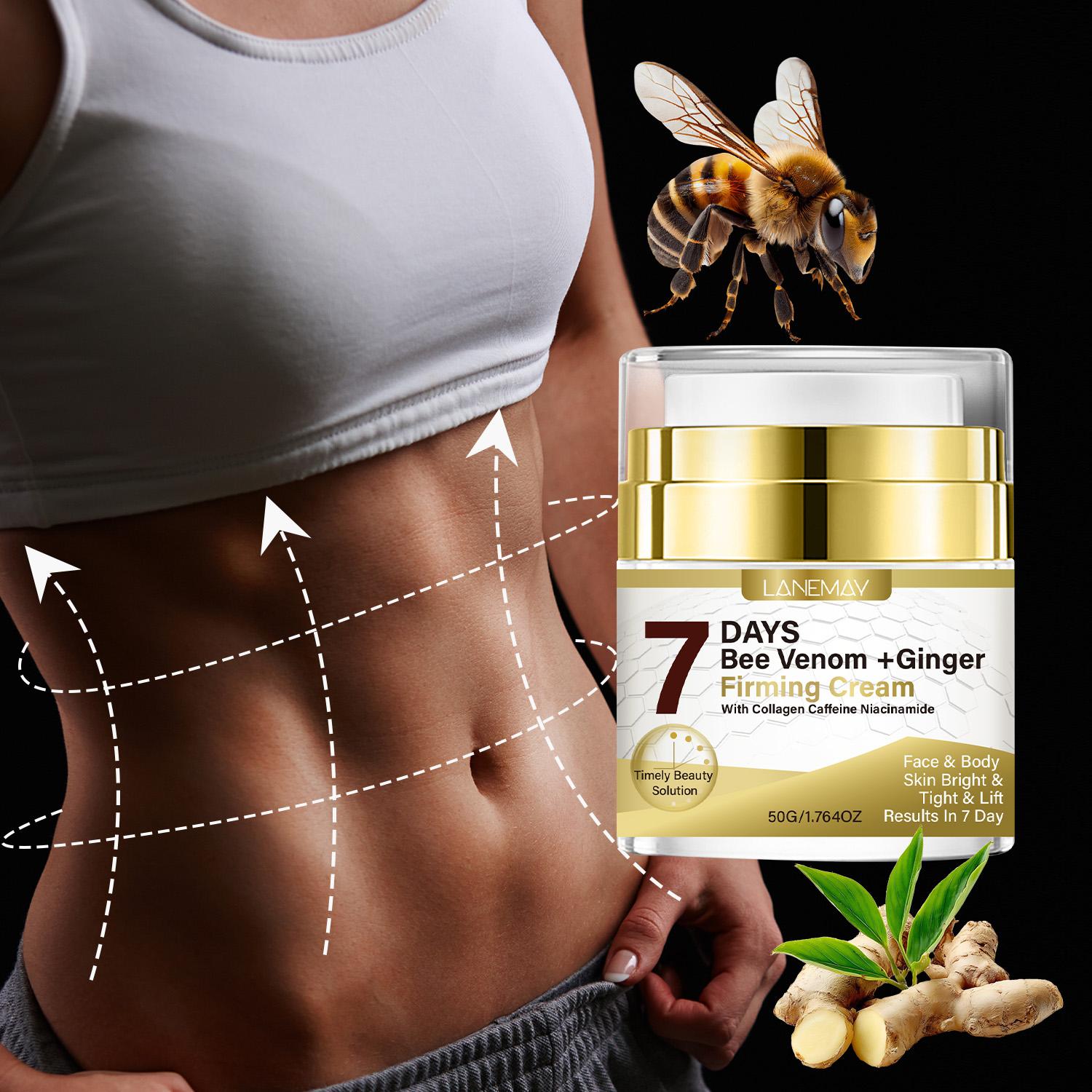 

7 Days Bee Venom + Ginger Firming Cream-Face & Body Skin Bright-Tight & Lift The Skin-Suitable For All Skin Types, 50g