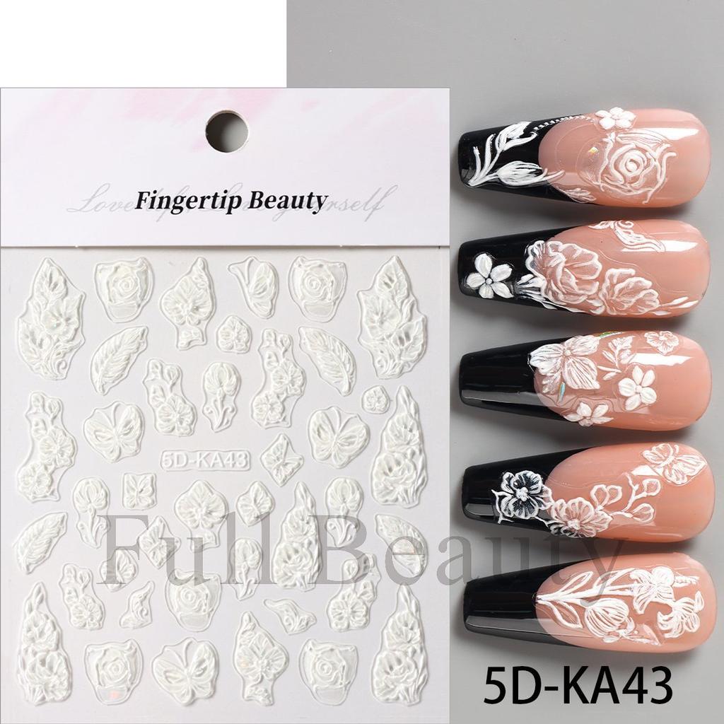 Nail Art Relief Sticker Retro Style Gold Watch Watch Necklace Nail Art Adhesive Sticker