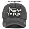 New York Baseball Caps Washed Cotton Hat For Men Women Gorras Snapback Caps  Sun Protection Casquette Dad Hat Outdoors Cap