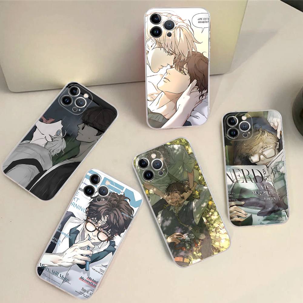 Nerd Project Bl Anime For IPhone 17 16 15 11 12 13 14 Pro Max Soft TPU Silicone Back Cover Clear Case