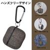 AirPods 4 Case Compatible with AirPods 4th Stylish Canvas Protective Detachable Wireless Charging Carabiner LED Light Scratch Loss Easy To Carry