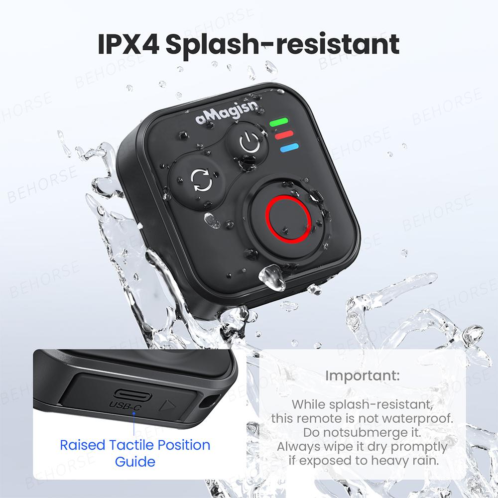 Bluetooth-Fernbedienung für DJI Osmo 360/Action 6/5 Pro/4, 50m kabellos, lange Akkulaufzeit, Fernsteuerung, Kamera-Zubehör