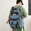 School Bag Male Ins Large Capacity Backpack College Student Backpack Junior High School Female Tide Literary Style