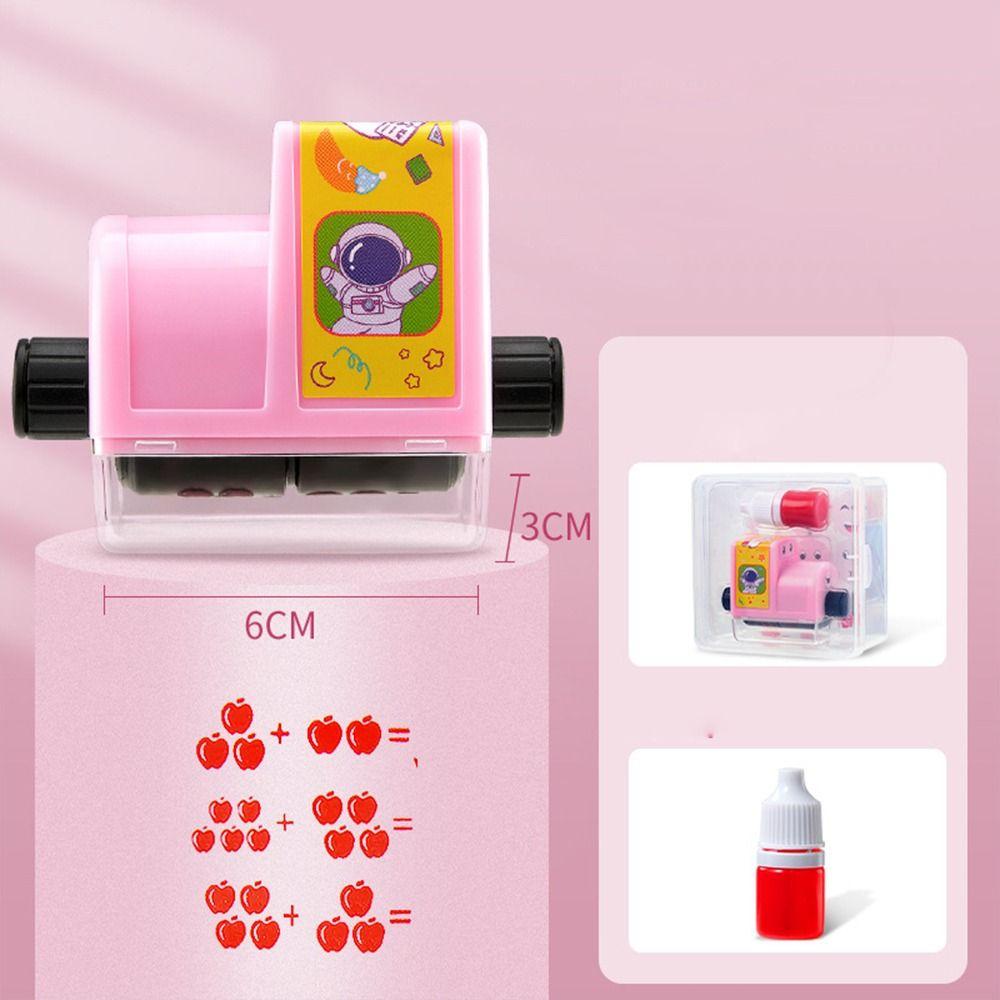 

Scroll Questioner Arithmetic Rolling Stamp Math Addition Stamp Roller Arithmetic Filling Questioner
