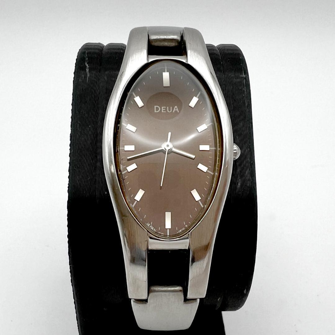 Battery replaced SEIKO ALBA DEUA Seiko ladies watch brown