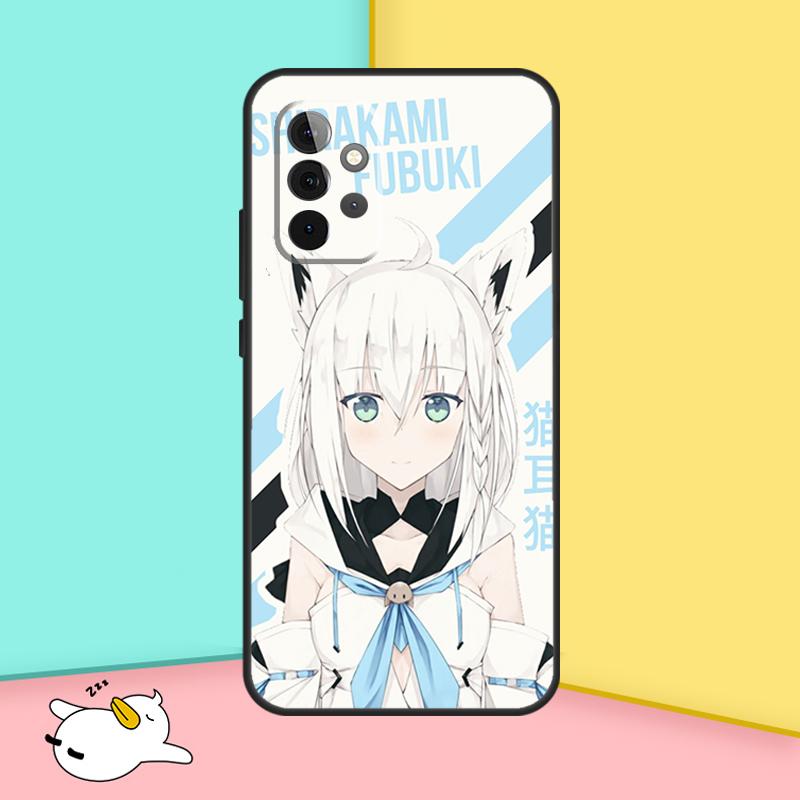 Shirakami Fubuki Hololive Case For Samsung Galaxy A15 A55 A35 A52 A32 A12 A16 A26 A36 A56 A53 A33 A13 A14 A34 A54 A17
