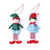 Holiday Season Cloth Christmas Angel Doll Hanging Pendants Cute Christmas Girl Pendant Skirt Shape Plush Toy Pendant Home Decor