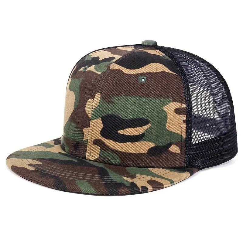 Unisex Solid Color Splicing Hip-hop Hats Spring Autumn Adjustable Casual Snapback Baseball Caps Outdoor Sunscreen Hat