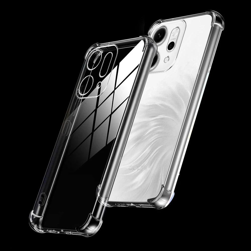 Phone Case OPPO Reno 14 Pro 14 F Case Airbag Soft Silicone Clear Shockproof Back Cover For OPPO Reno 14F reno14 Protect Funda