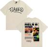 Rapper RELS B Skinny Flakk 2026 Tour Merch T Shirts Unisex Fashion Hip Hop Vintage Tshirt Casual ONeck Short Sleeve 2026 T Shirt