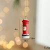 Creative Christmas Cookie Cake Old Man Ice Cream Cone Chef Old Man Donut Gingerbread Man Pendant for Christmas Tree Decoration