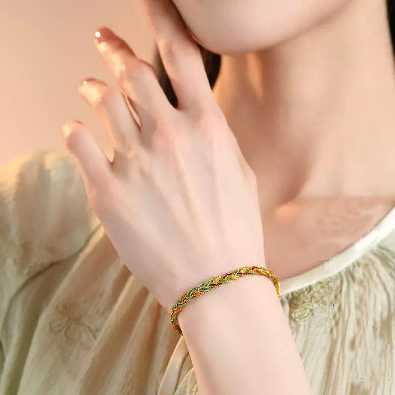 New Handmade Chinese Style Thread Bracelet Women Grade A String Charm Braslet Unfading Friendship Braclet Perfect Gift For Her