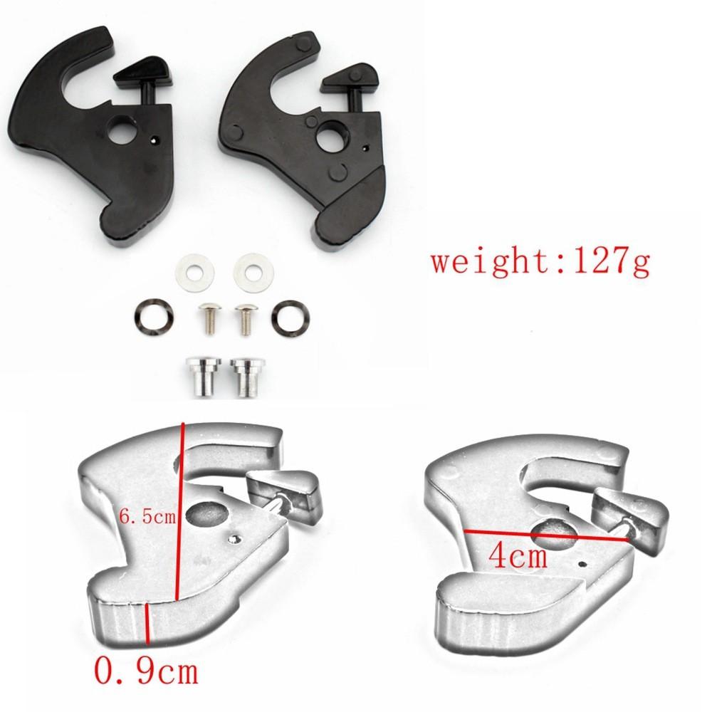 Strapazierfähige hintere Rückenlehne Schnellverschluss-Klemmschelle für Harley Xl883 Xg750 1200 X48 Glide