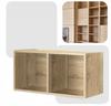 Regal Fach Organizer Behälter Ständer für Schallplatten Ordner Cubo 2