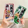 Case for Xiaomi Redmi Note 9 10 11 Pro 10S 10Lite 13C 11S 12 13 14 Pro Plus 9S A4 14C 12S Clear Phone Cover Ones Pieces Luffy