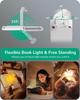 Book Light LED USB Rechargeable Reading Light Eye Protection Night Light Portable Clip Desk Light Bookmark Read Light