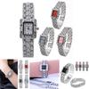 Elegant Roman Style Women's Watch With Sparkling Accents And Alloy Band