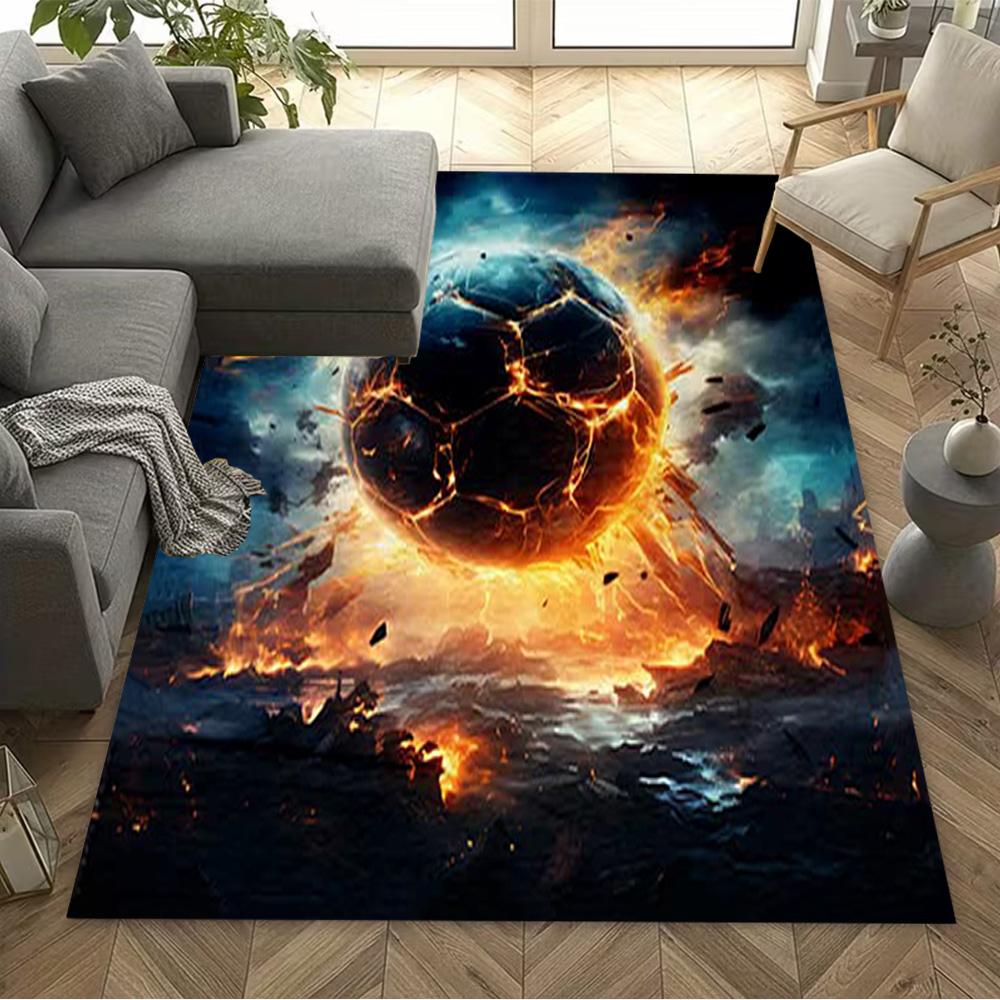 1pc Soccer Ball rug home carpet design for office decor gift living room bedroom