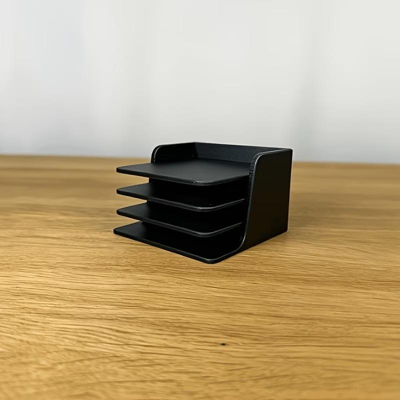 Desktop Stackable Sticky Note Holder Organizer Fits 76×76Mm Square Note Multi-Purpose Office Home Desk Drawer Storage Organizer