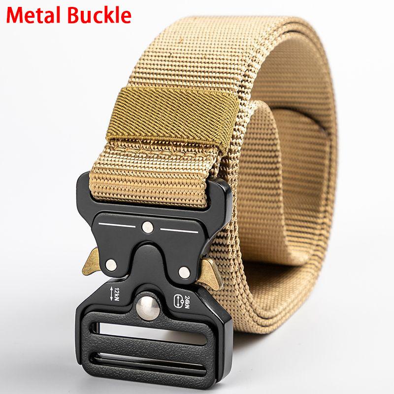 Tactical Belt Men'S Multi-Functional Outdoor Training Belt Men And Women'S General-Purpose Sports Hunting Durable Belt