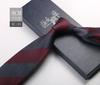 Tie Men'S Formal Wear British Retro Brown Striped 8Cm Hand Style Student Work Professional Wear
