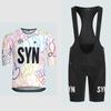 Short Sleeve Cycling Set with Bib Shorts Bicycle Sports MTB Kit