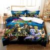 Anime JoJos Bizarre Adventure Bedding Set Duvet Cover Pillowcase King Queen Size Boys Adult Comforter