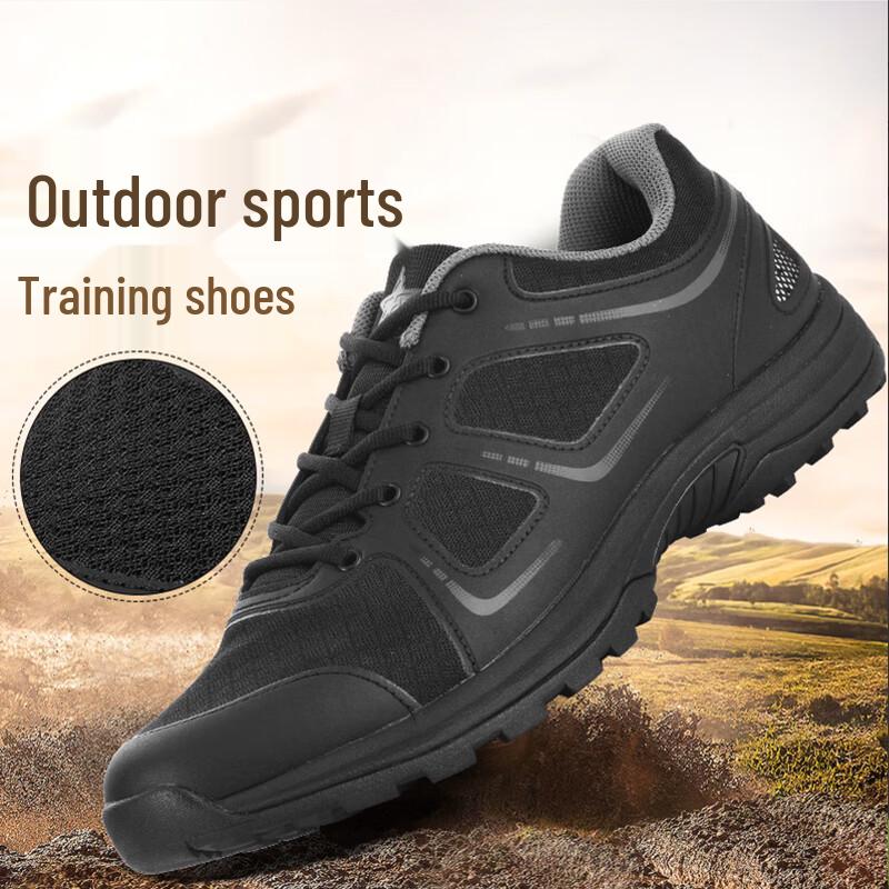 Jinxun Men s Black Breathable Lightweight Training Shoes 41