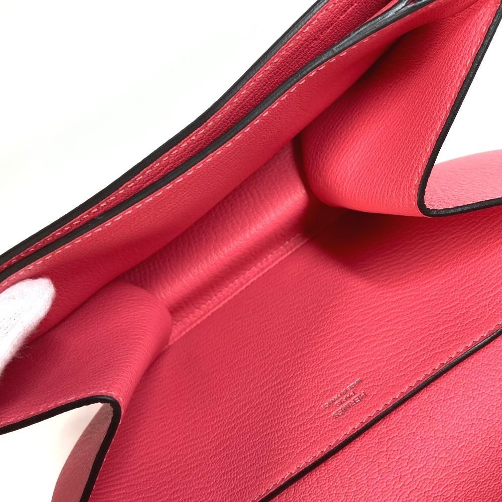 Hermes Opry Clutch Tasche Beutel Klappe Clutch Tasche Chevre Rose azare pink