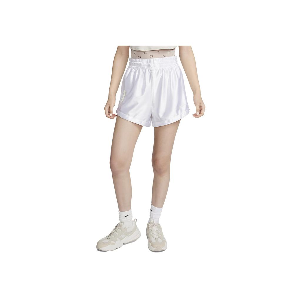 New Nike Casual Shorts Women's White FQ0699-100