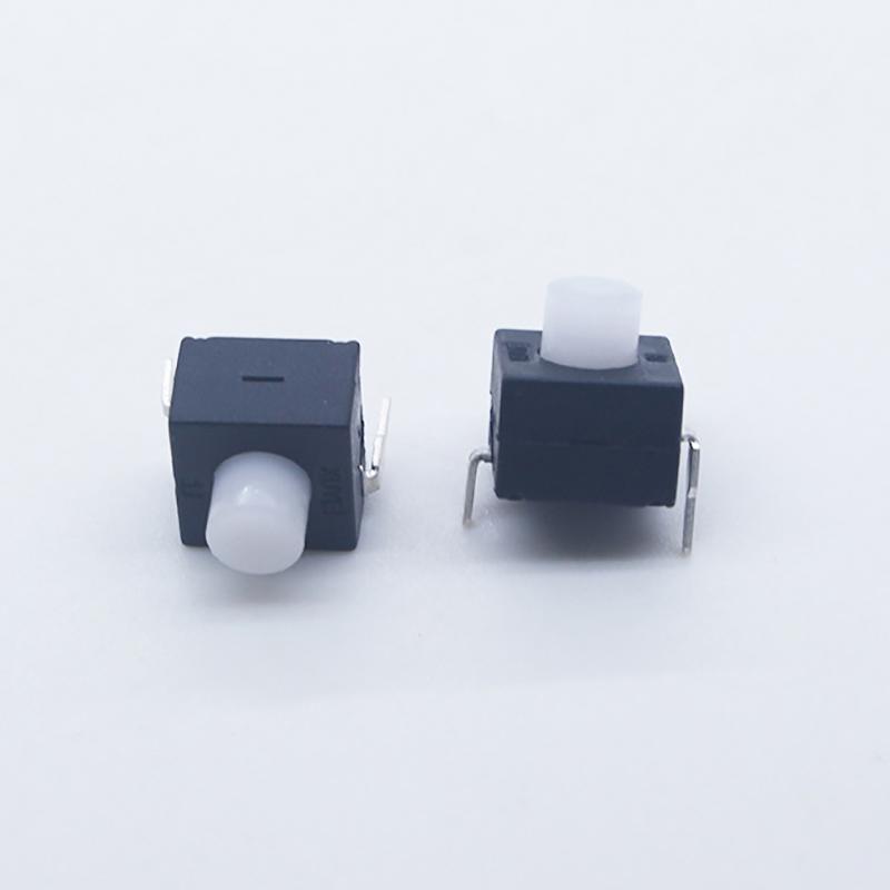 10Pcs 8*8*9.5Mm 2 Pin On Off Electric Push Button Switches Manual Reset Self-Locking Micro Flashlight Push Button Switch