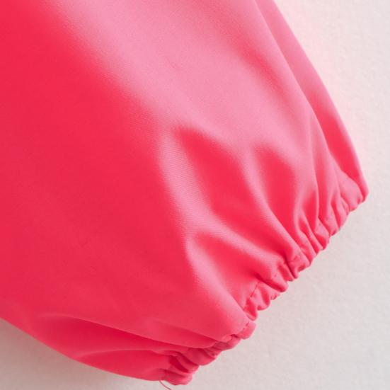 Letní ležérní košile s dlouhým rukávem a klopou, krajkovým zapínáním, jednobarevná volánová lemová volná košile s topy