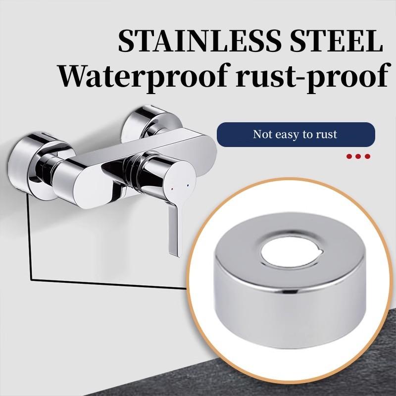 2 ks Konektor vodovodní trubky 1/2"3/4" Nerezová ocel Dekorativní kryt kohoutku Panel úhlového ventilu sprchy Kuchyňské doplňky k kohoutku