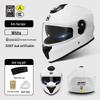 3C/DOT Certified Men's and Women's Winter Motorcycle Helmet, Four-Season Full Helmet