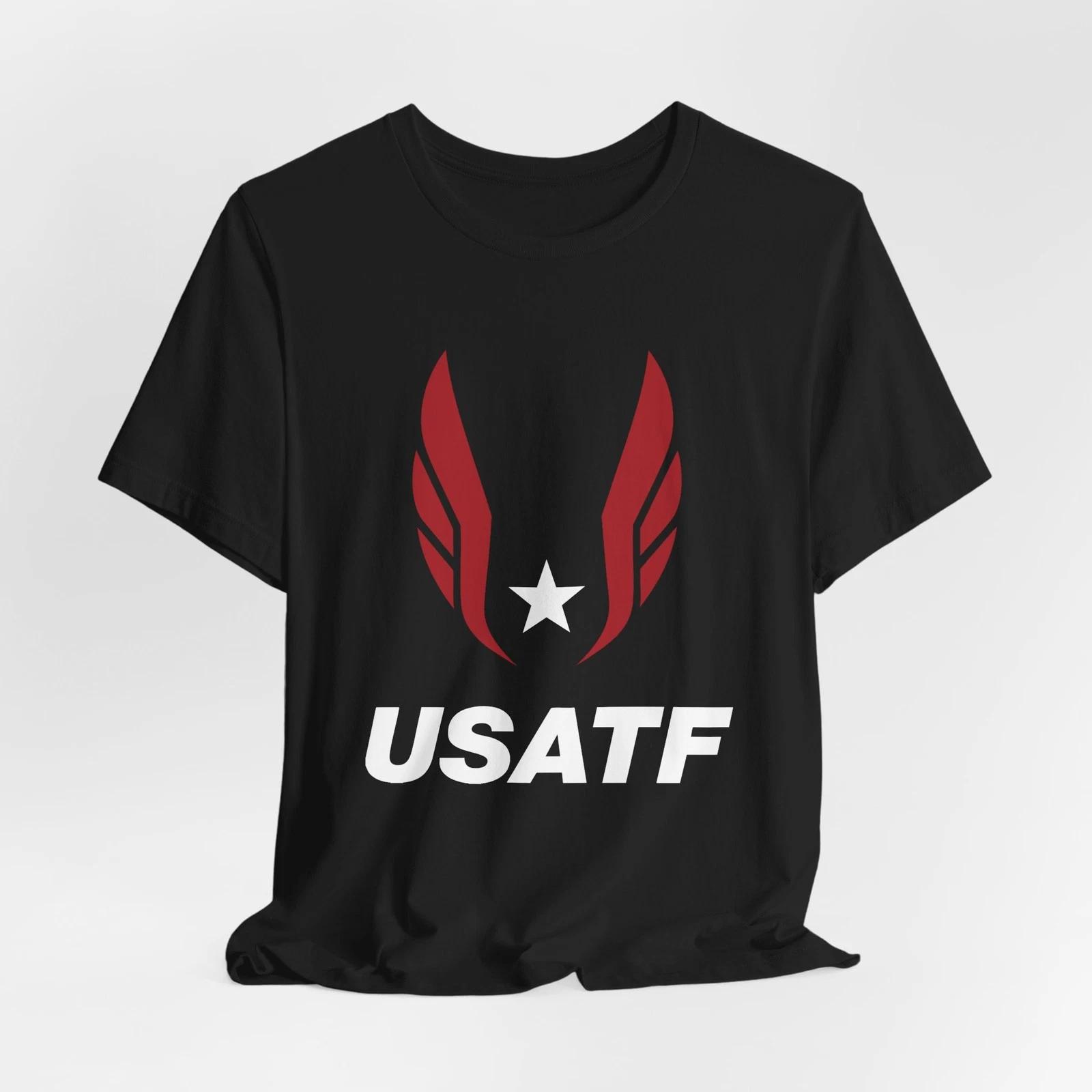 Men s and Women s T-shirts USA USATF Track & Field Logo M