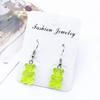 Gummy Bear Earrings1 Pair for Creative Cartoon Design Girls Birthday Festival