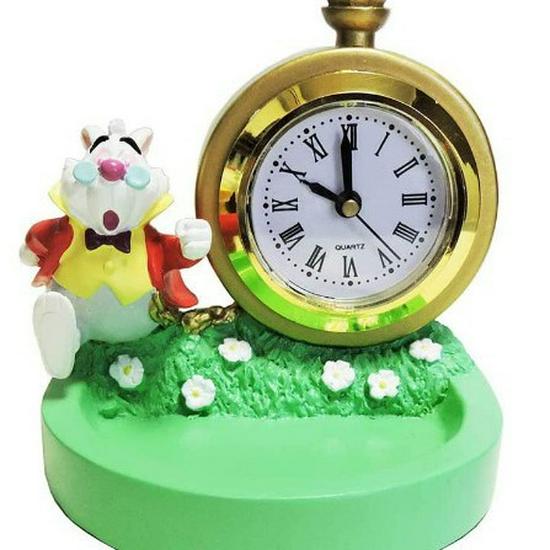 Beauty and the Beast Collection: Lumiere Candelabra & Cogsworth Pendulum Resin Table Clocks